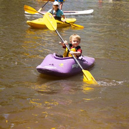 Austie's First Paddle