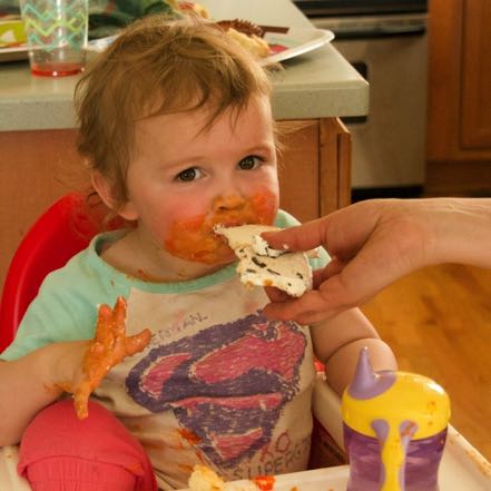 Natalie Eating Cake