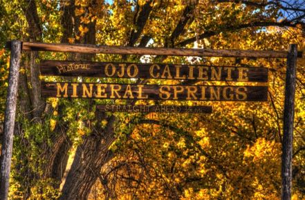 Ojo Caliente Sign