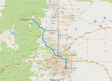 Estes Park to Cherry Creek