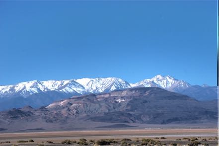 Nevada Mountain from Road