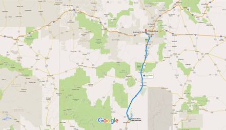 Elephant Butte  to Albuquerque