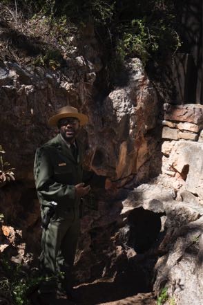 Ranger Justin and the Natural Entrance