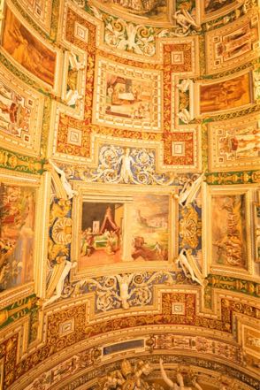 Vatican Museum Ceiling Shot