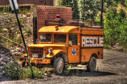 Old Rescue Truck