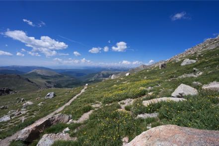 View from Mt. Evans